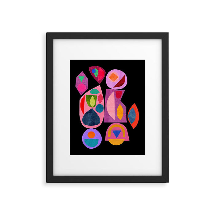 Midnight Mirror Framed Art Print Gallery Image 1