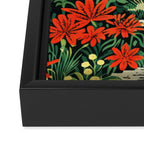 Midnight Tropical  Forest Framed Canvas Print Gallery Image 3