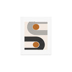 Minimalist Minimal Nesting Rainbow Race Tracks Bohemian Boho Mid Century Modern Trendy Art Art Print Gallery Image 1