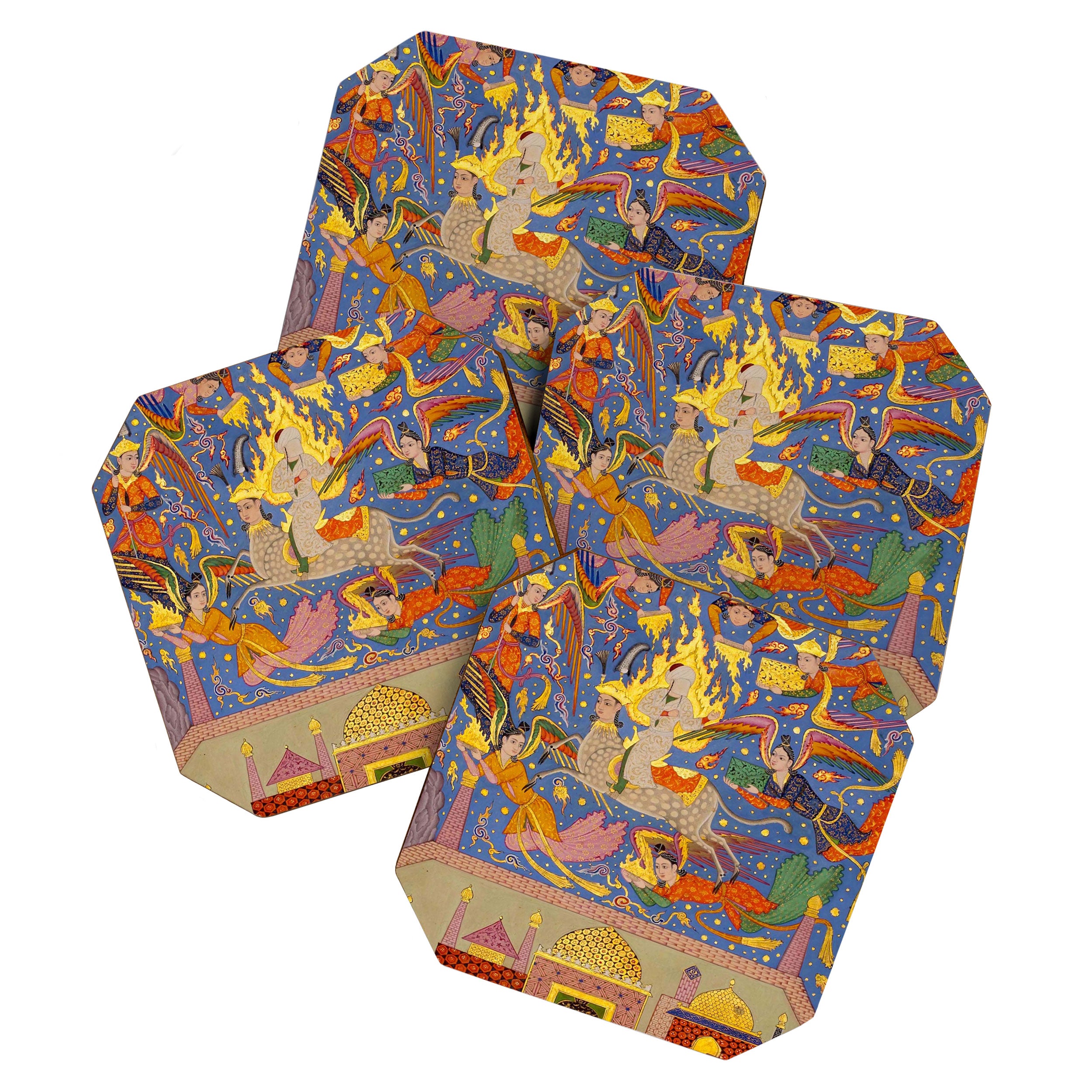 Miraj: The Night Journey  Islamic Antique Art  Coaster Gallery Image 1