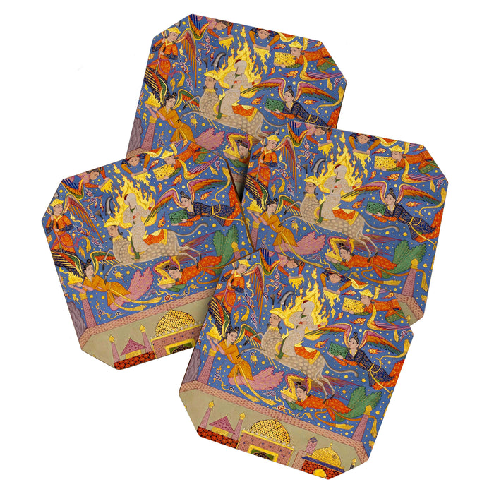 Miraj: The Night Journey  Islamic Antique Art  Coaster Gallery Image 1