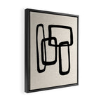 Mod Ink Framed Canvas Print Gallery Image 2