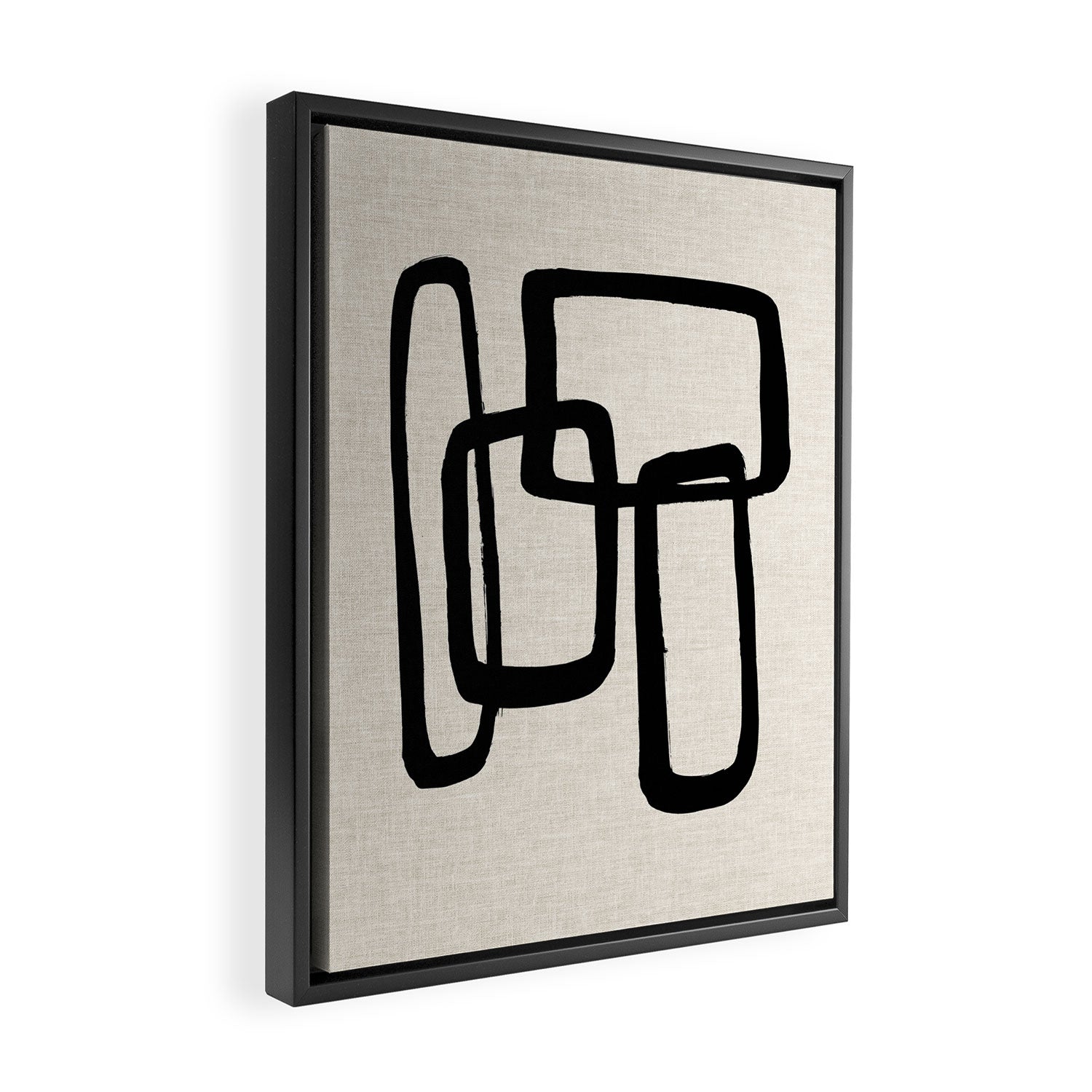 Mod Ink Framed Canvas Print Gallery Image 2