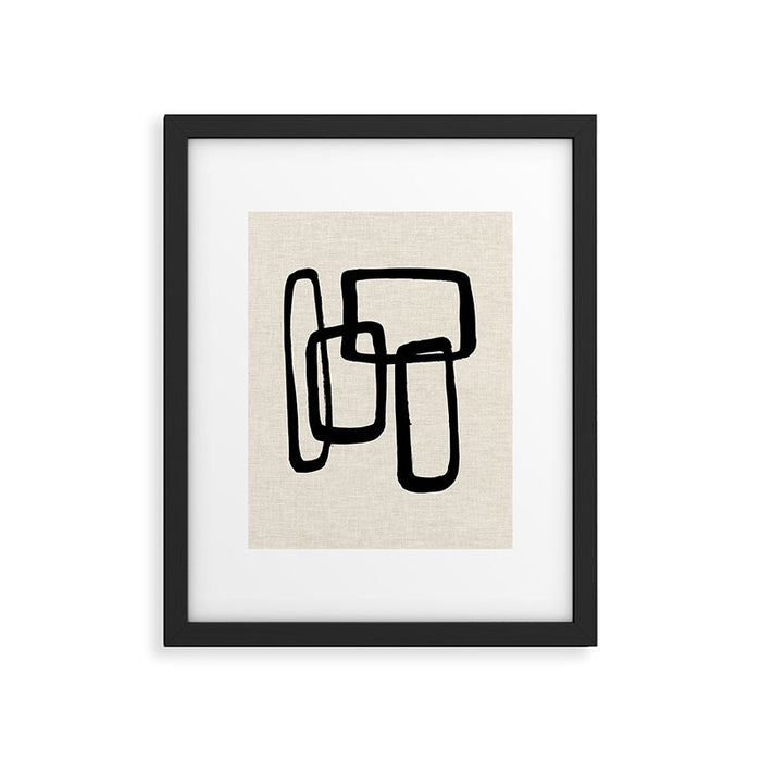 Mod Ink Framed Art Print Gallery Image 1