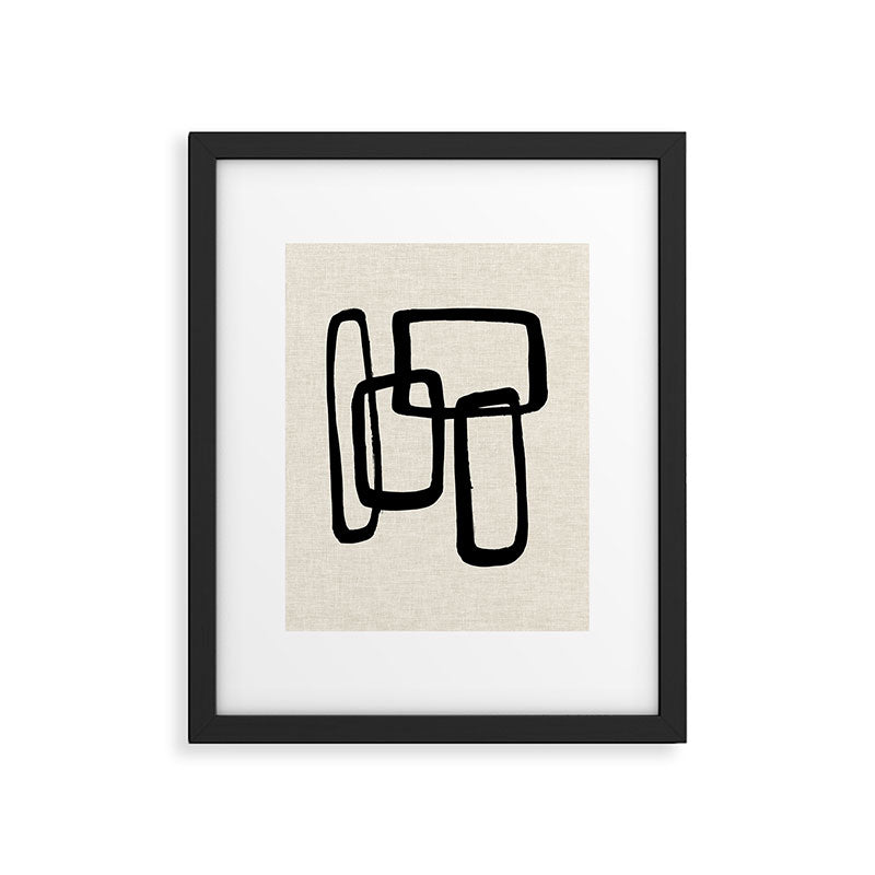 Mod Ink Framed Art Print Gallery Image 5