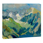 Mountain Landscape Oil Painting Canvas Print Gallery Image 3
