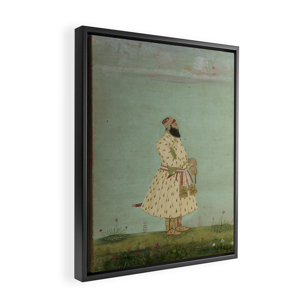 Mughal Indian Painting Illustration Framed Canvas Print Gallery Image 2