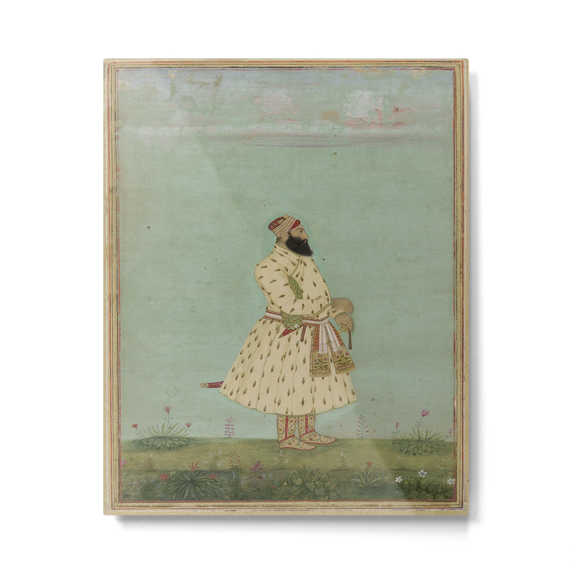 Mughal Indian Painting Illustration Metal Print Gallery Image 4