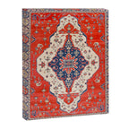 North And South Vine Red Medallion Kazak Persian Rug Canvas Print Gallery Image 6