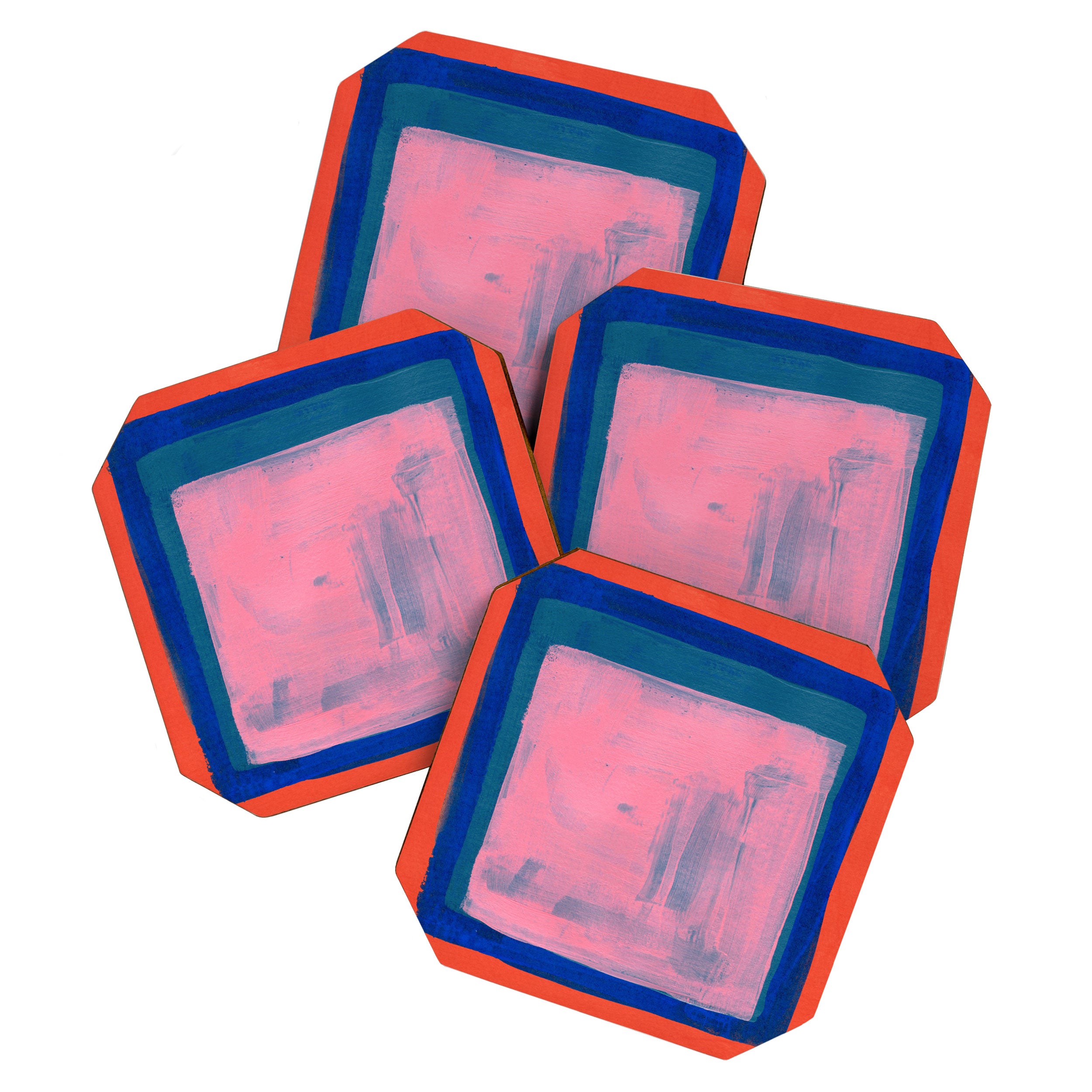 Ocean Pink Colourfield  Coaster Gallery Image 1