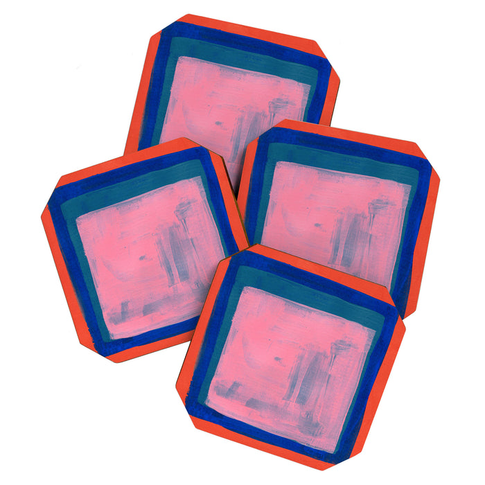 Ocean Pink Colourfield  Coaster Gallery Image 1