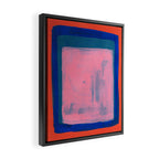 Ocean Pink Colourfield  Framed Canvas Print Gallery Image 2