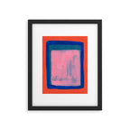 Ocean Pink Colourfield  Framed Art Print Gallery Image 5
