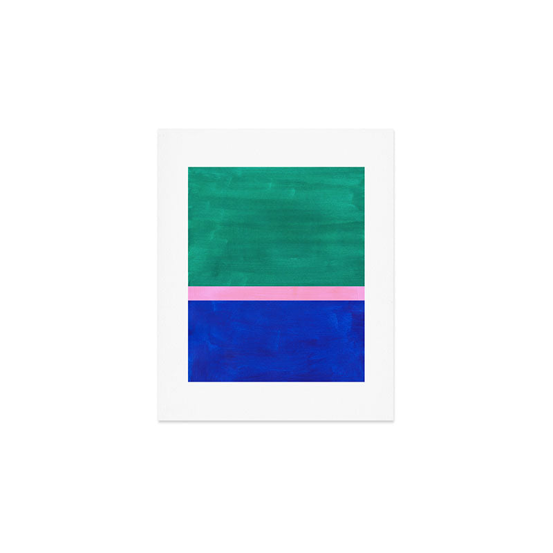 Ocean Ribbon Art Print Gallery Image 1