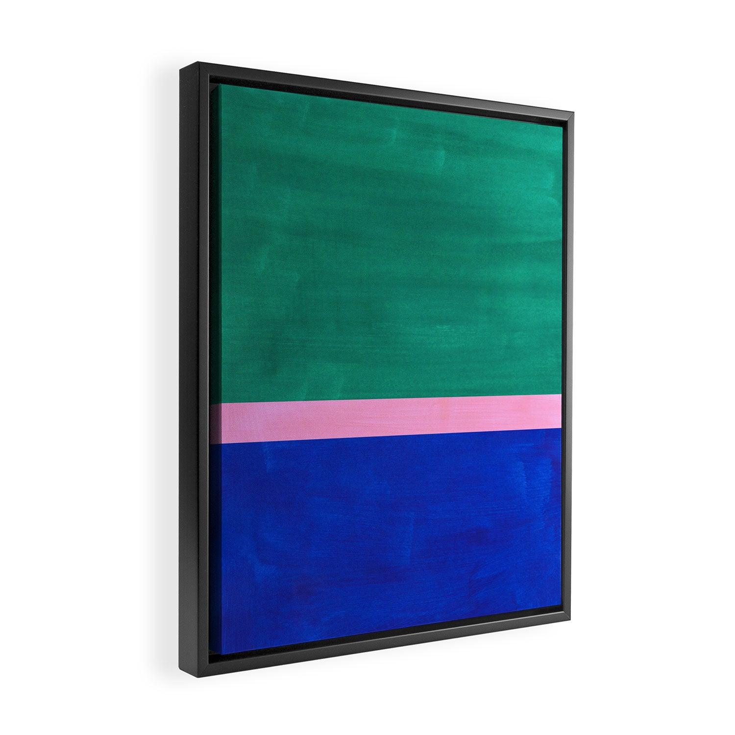 Ocean Ribbon Framed Canvas Print Gallery Image 2