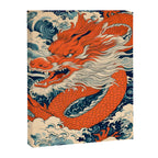 Ocean Storm Dragon Canvas Print Gallery Image 6