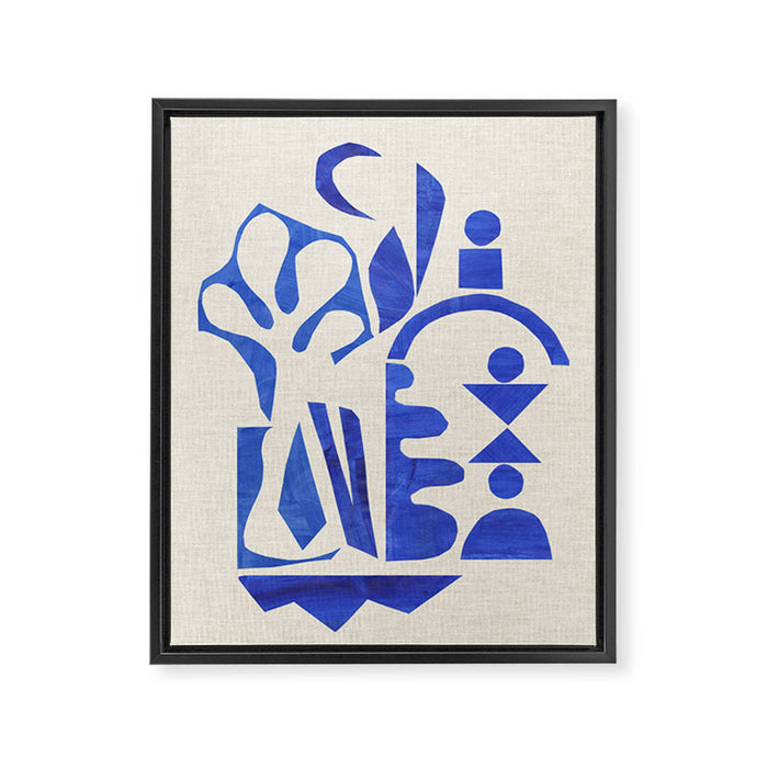 Ocean Waves Framed Canvas Print Gallery Image 1