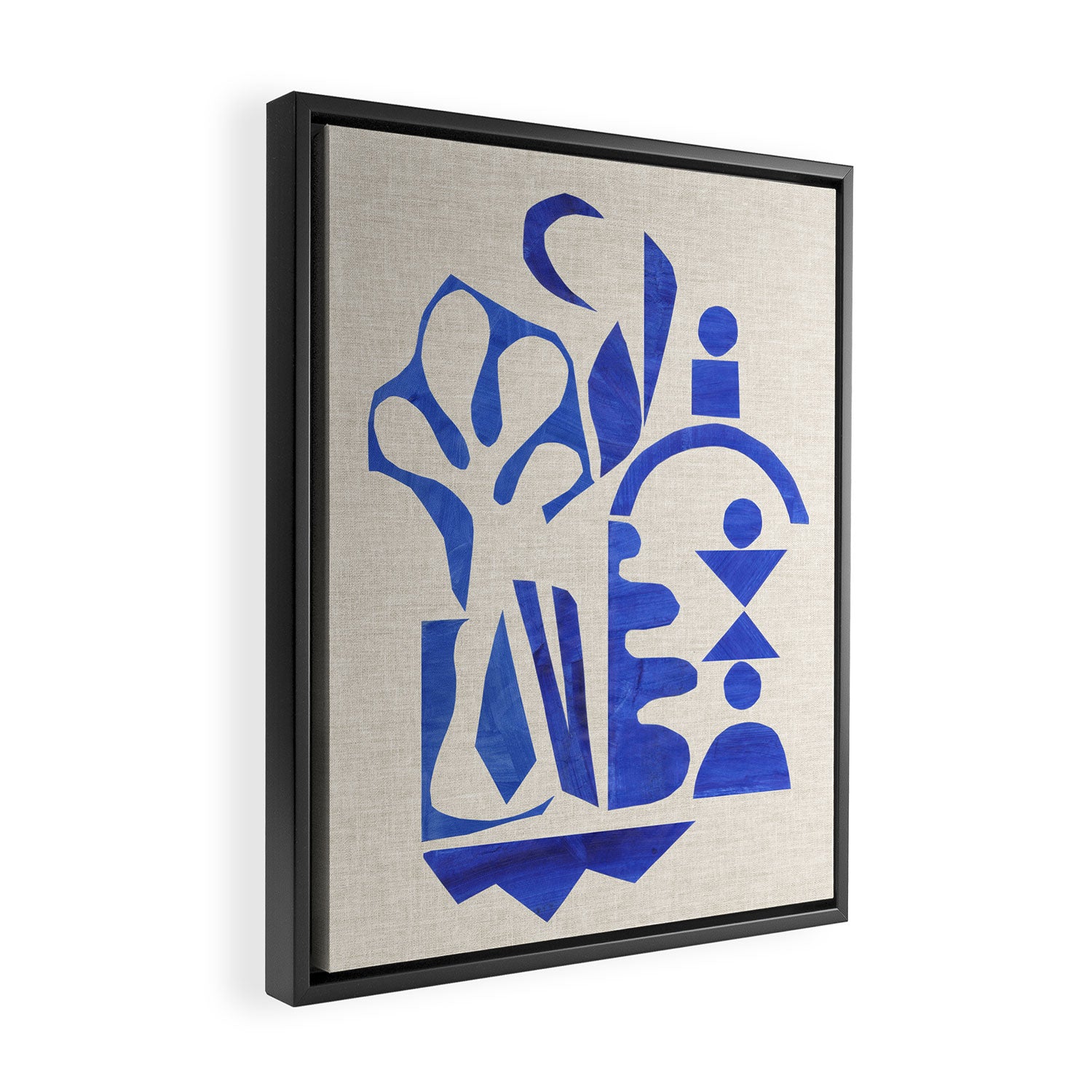 Ocean Waves Framed Canvas Print Gallery Image 2