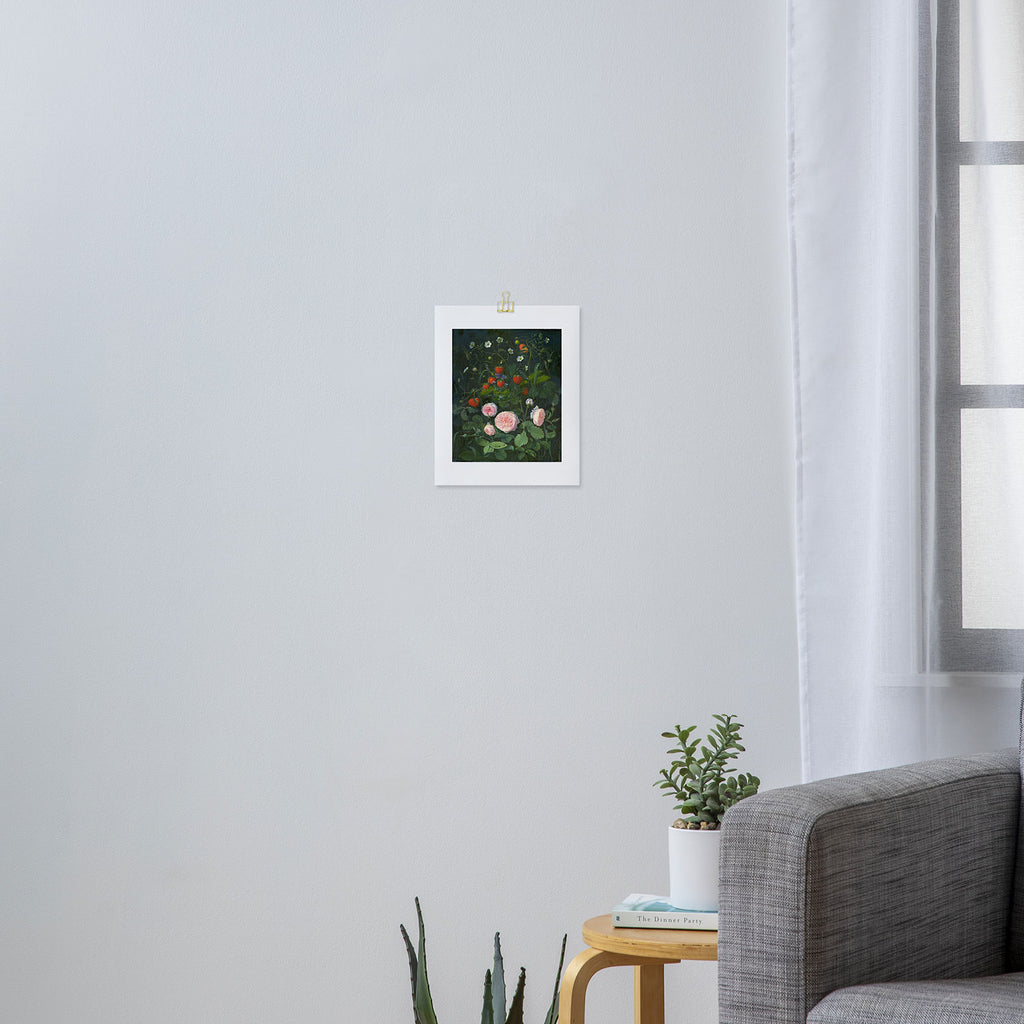 OD Ottesen  Still Life with Roses and Strawberries  Art Print Gallery Image 3