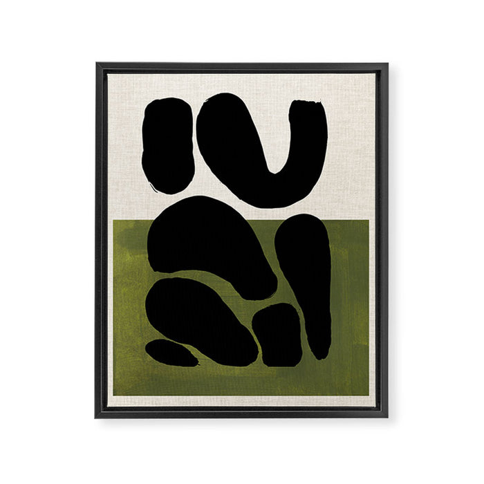Olive Seeds Framed Canvas Print Gallery Image 1