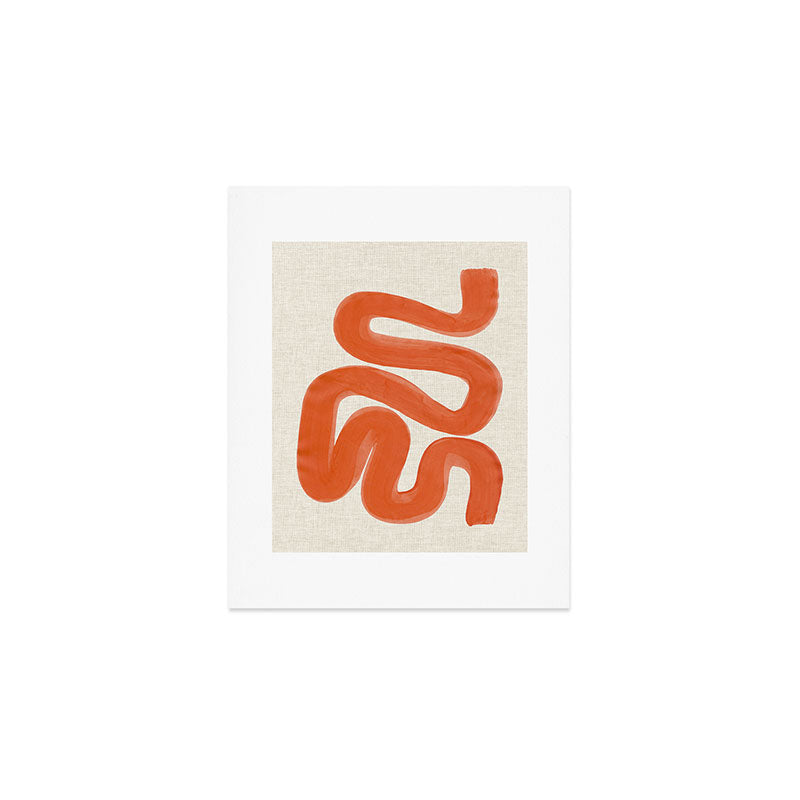 Orange Amazon River Art Print Gallery Image 1