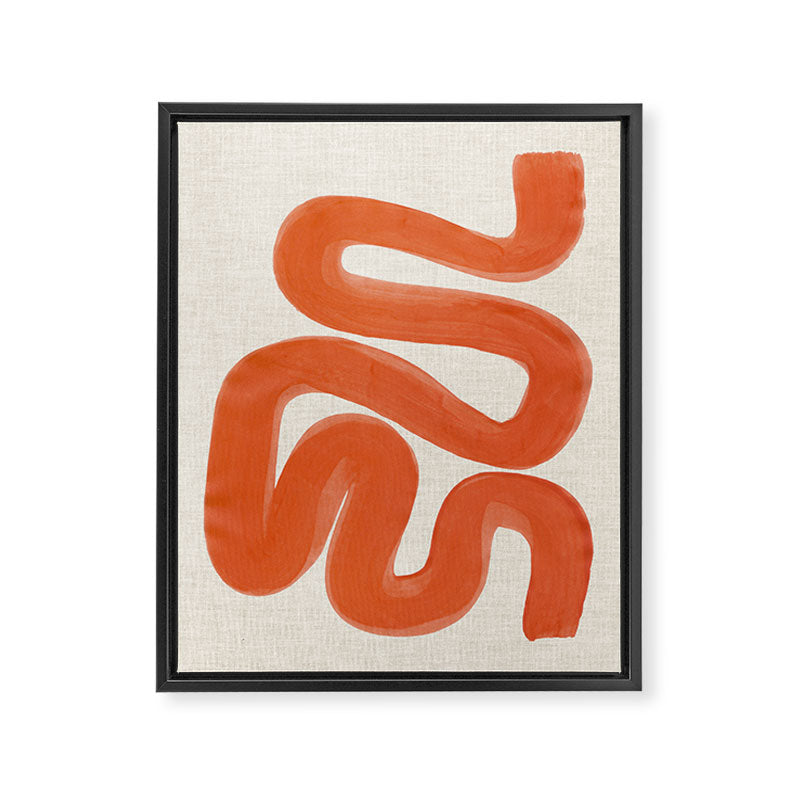 Orange Amazon River Framed Canvas Print Gallery Image 6