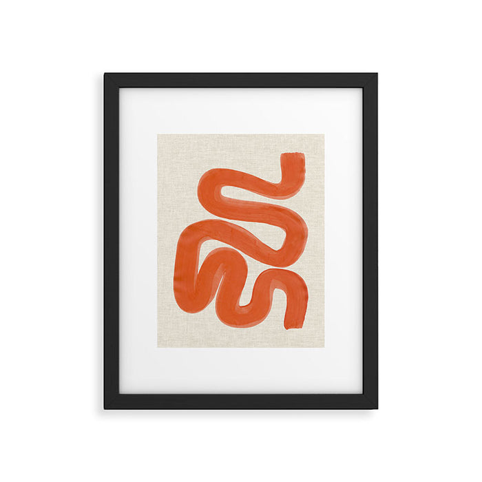 Orange Amazon River Framed Art Print Gallery Image 1