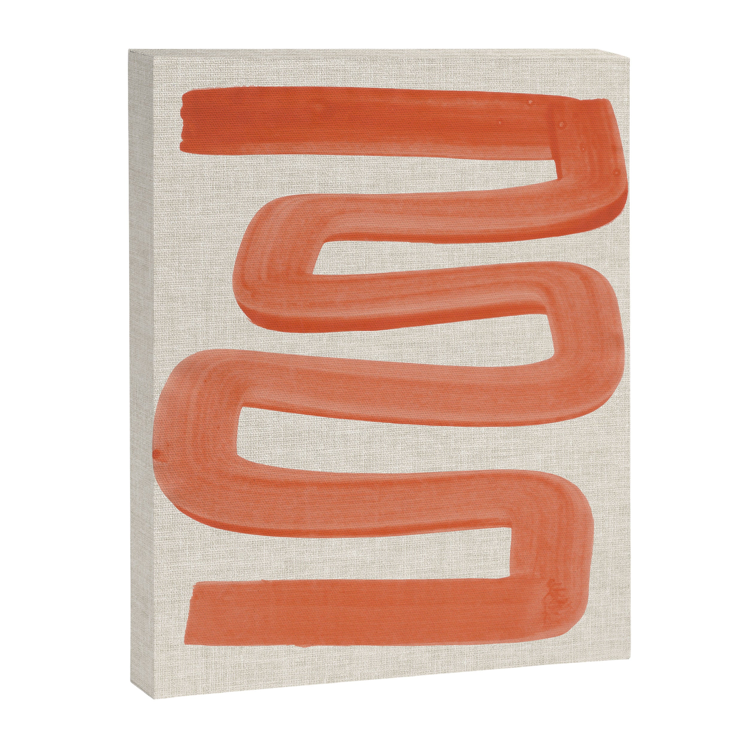 Orange Ghost Road  Canvas Print Gallery Image 6