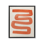 Orange Ghost Road  Framed Canvas Print Gallery Image 6
