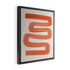 Orange Ghost Road  Framed Canvas Print Gallery Image 2