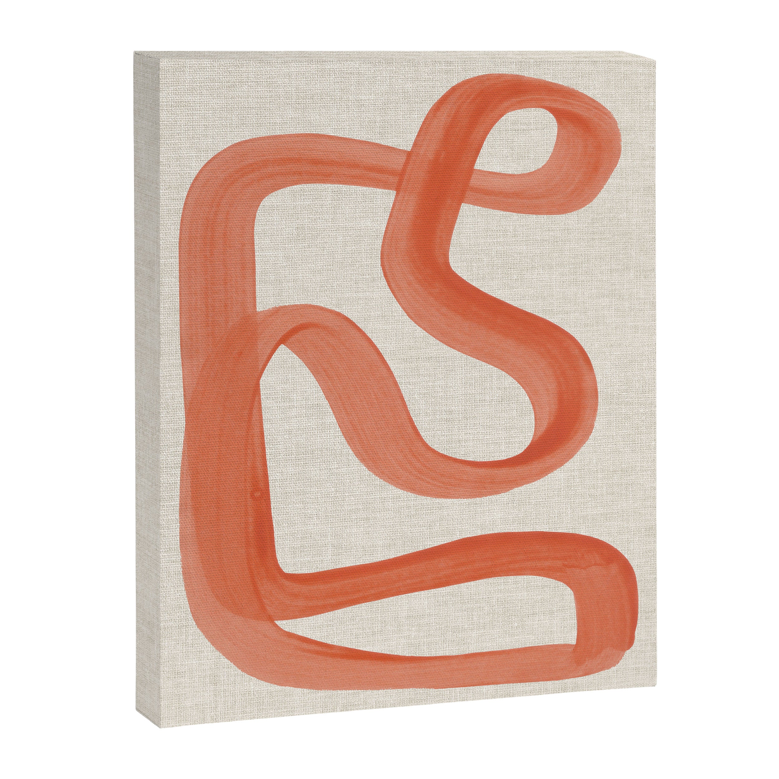 Orange Goes Around Canvas Print Gallery Image 6
