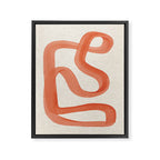 Orange Goes Around Framed Canvas Print Gallery Image 6