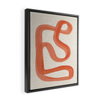 Orange Goes Around Framed Canvas Print Gallery Image 2