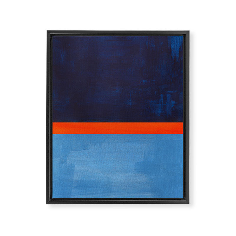 Orange Ice  Framed Canvas Print Gallery Image 6
