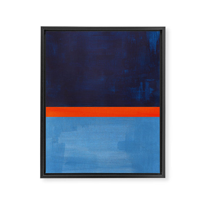 Orange Ice  Framed Canvas Print Gallery Image 1