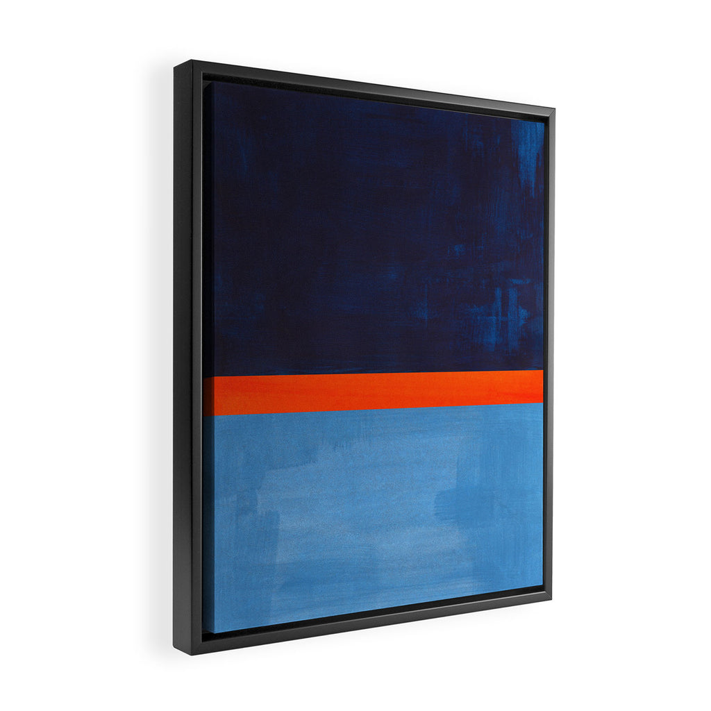 Orange Ice  Framed Canvas Print Gallery Image 2