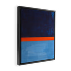Orange Ice  Framed Canvas Print Gallery Image 2