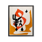 Orange Jinn Framed Canvas Print Gallery Image 6