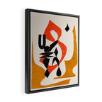 Orange Jinn Framed Canvas Print Gallery Image 2