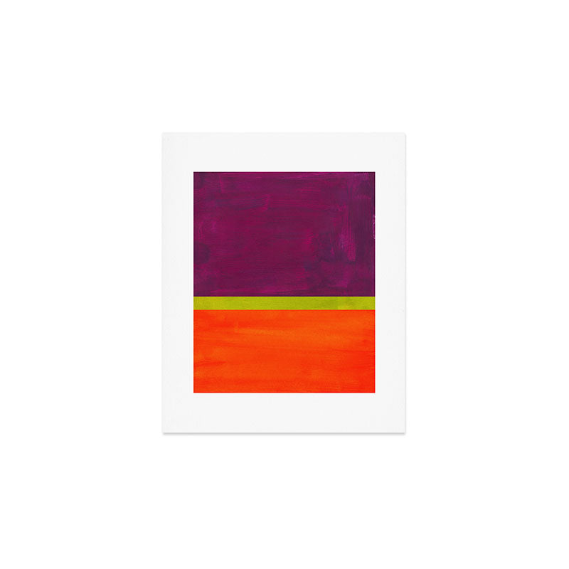 Orange Plum  Art Print Gallery Image 1
