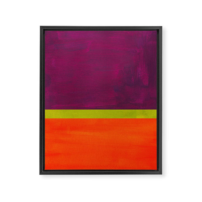 Orange Plum  Framed Canvas Print Gallery Image 1