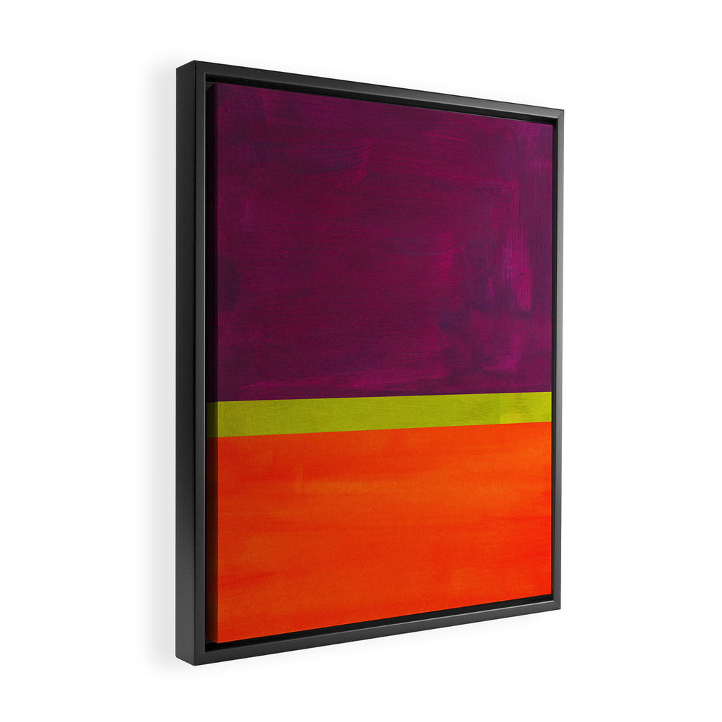 Orange Plum  Framed Canvas Print Gallery Image 2