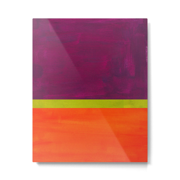 Orange Plum  Metal Print Gallery Image 1