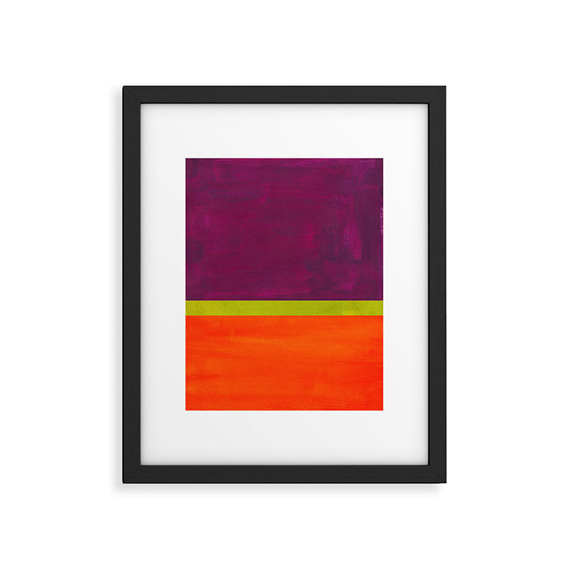 Orange Plum  Framed Art Print Gallery Image 5