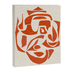 Orange Samurai Canvas Print Gallery Image 6