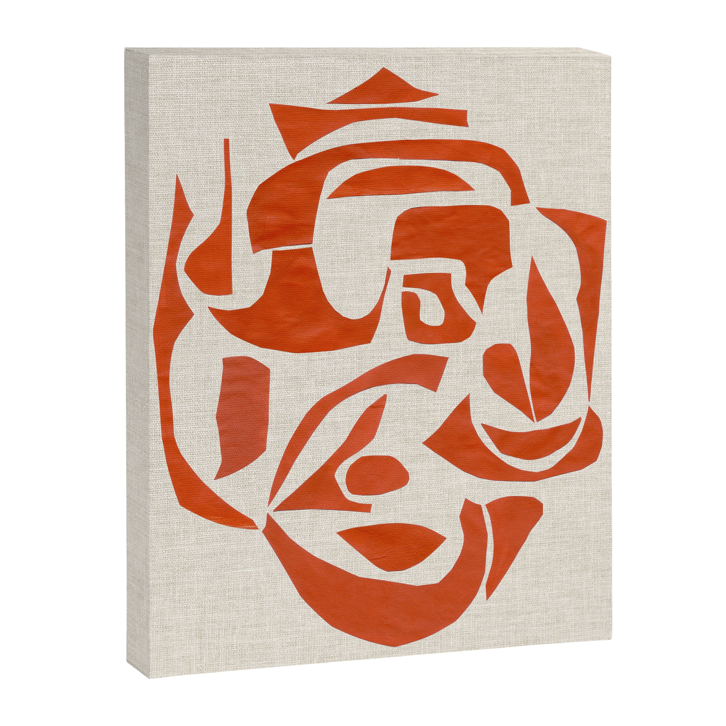 Orange Samurai Canvas Print Gallery Image 6