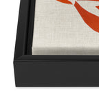Orange Samurai Framed Canvas Print Gallery Image 3