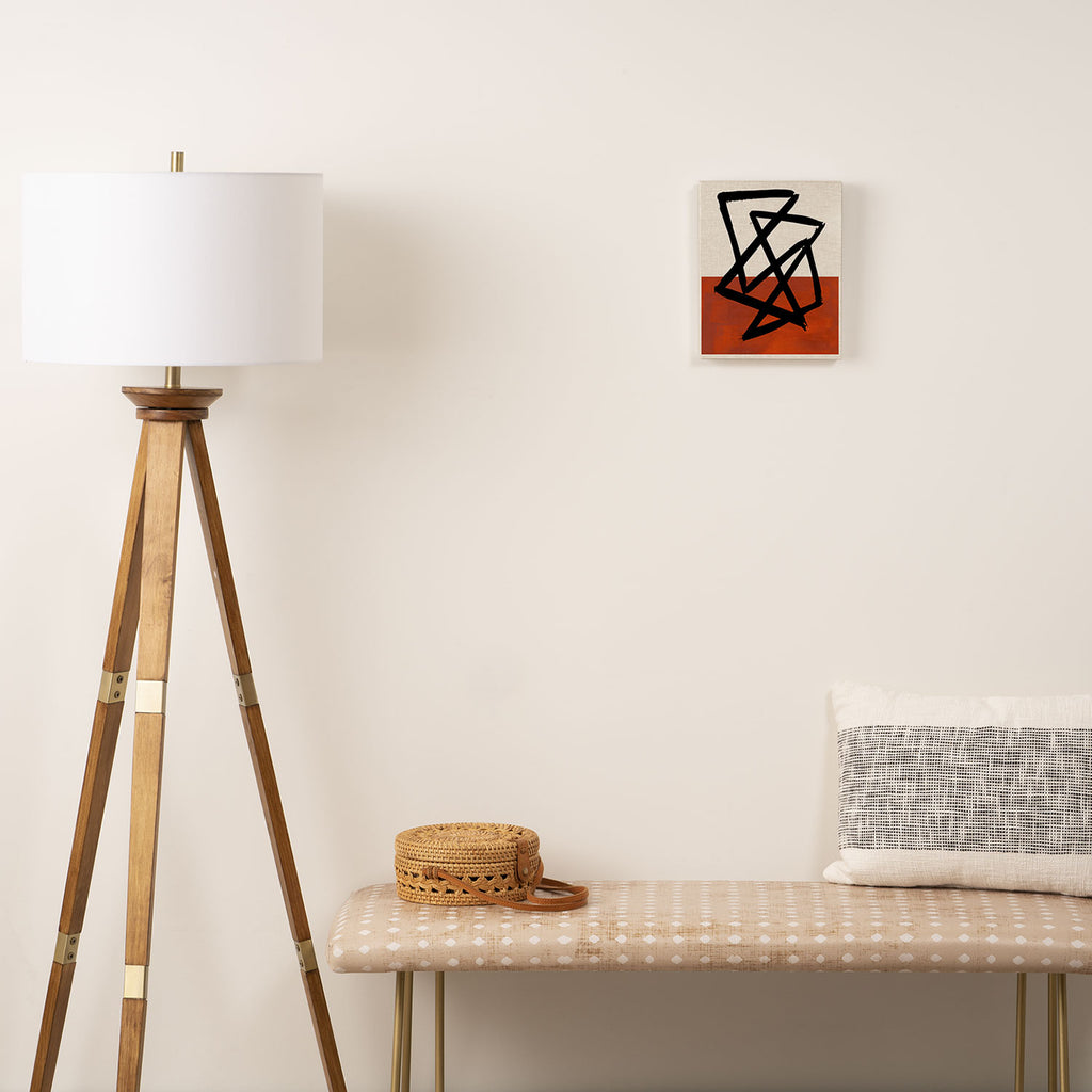 Orange Shards Canvas Print Gallery Image 2
