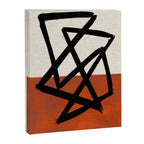 Orange Shards Canvas Print Gallery Image 6