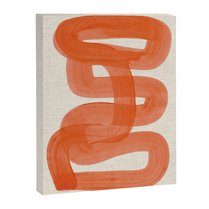 Orange Suave Canvas Print Gallery Image 1